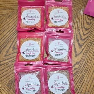 Pink Zebra Scented Wax Sample Collection - Pink, Orange, White